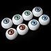 TOYMYTOY Eyeball Balls,Halloween Eyeball Horror Props Costume Plastic Eyeballs,8 Pcs