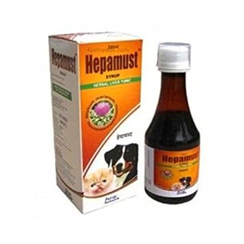 PAWSTIVELY PET CARE Mankind Hepamust Herbal Liver Tonic for Dog and Cat (200 ml)