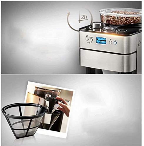 HaoLi Kaffeemaschinen-Tropf-Haushalts-Nicht-Kapsel-Mahlen, 1000 W, 1,2 l, 220 * 323 * 420 mm – Bild 6