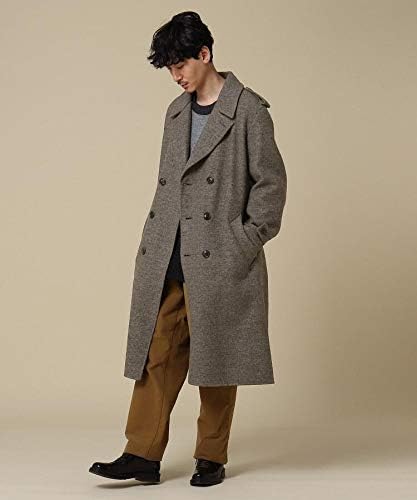 Amazon タケオキクチ トレンチコート ジーロンウールwフェイストレンチコート メンズ ブラウン 042 03 L コート ジャケット 通販