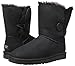 Ugg Women's Bailey Button Ankle Boot, Black, 6 M US