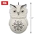 2017 Hallmark Lovely Li'l Owl With Snowflake Porcelain Mini Ornament