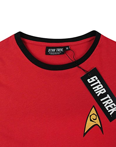 Vanilla Underground Star Trek Uniform Security Costume Men's T-Shirt (XL)