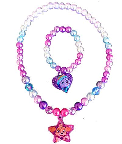 Paw Patrol Necklace & Bracelet for Girls ❤Paw Patrol Gift Set❤ Paw Patrol Accessories Skye Paw Patrol Everest