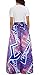 Afibi Women African Printed Casual Maxi Skirt Flared Skirt Multisize A Line Skirt (X-Large, Pattern 5)