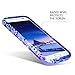 GUAGUA Galaxy S7 Case Samsung S7 Case Mandala Flower Three Layer Hybrid Hard PC Bumper Soft Silicone Rubber Glossy Cover Shockproof Protective Durable Phone Cases for Samsung Galaxy S7 (G930), Purple