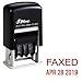 Shiny Self-Inking Rubber Date Stamp - FAXED - S-303 - RED INK (42511-R-FAXED) by Shiny