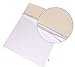 Organic 100% Natural Latex Mattress Topper - Soft - 2 Inch - Queen Size - Organic Cover Included.