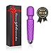 Feeke Personal Powerful Vibrate Wand Massager with 20 Magic Vibration Modes, Whisper Quiet, Waterproof, Handheld, Cordless for Neck Shoulder Back Body Massage, Sports Recovery & Muscle Aches(Purple)