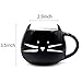 Teagas Organic Cat Grass Kit with Black and White Cat Grass Planters, Organic Soil, Natural Hairball Control and Hairball Remedy for Cats
