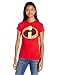 Disney Women's The Incredibles Logo Graphic T-Shirt, Red, XL