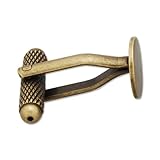 Personalized Antique Bronze Plated Cufflinks Blanks with 10mm Pad20pcs