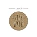 Rustic Mountain Baby Shower Stickers / 8 Adventure Birthday Party Designs / 1.5