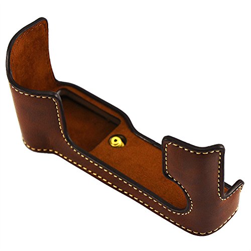 First2savvv XJPT-XT10-D10 Gehäusehälfte präzise Passform PU-Leder Kameratasche Fall Tasche Cover für Fuji Fujifilm X-T10… – Bild 3