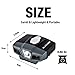 Blackube USB Rechargeable Cap Hat Light Ball Cap Visor Light A Pack or 2 Packages - Clip Headlamp Hands Free Rotatable Cree LED Portable Clip on Cap Light for Reading Hunting Fishing Running