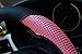 Valleycomfy Steering Wheel Cover with Microfiber Leather for Car Truck SUV 15 inch (Pink)