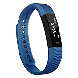Toobur Activity Tracker, Slim Waterproof Fitness Tracker Watch with Pedometer Calories and Sleep Monitor, Step Counter Wristband Smart Watch for Kids Women Men (Blue)