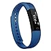 Toobur Activity Tracker, Slim Waterproof Fitness Tracker Watch with Pedometer Calories and Sleep Monitor, Step Counter Wristband Smart Watch for Kids Women Men (Blue)