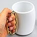 USA STAR Friendly Porcelain Cup Knuckle Duster Mug Fist Mug Novelty Gifts Bar Mugs Tricky Tum, Coffee Milk White Ceramic Cup Cool Gift