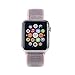 Pantheon Woven Nylon Replacement Apple Watch Band by, Sport Loop Edition, For Men or Women, Strap fits the 38mm or 42mm Apple iWatch, Compatible Series 1, 2, 3, Nike … (Light Pink, 38mm)