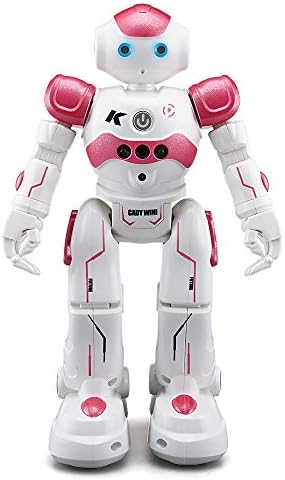 Remote Control RC Robot, Edear JJRC R2 CADY WINI Smart Dancing Gesture Control Robot Toy Robots Kit Robotic Christmas Gifts For Kids Preschooler Entertainment - Pink