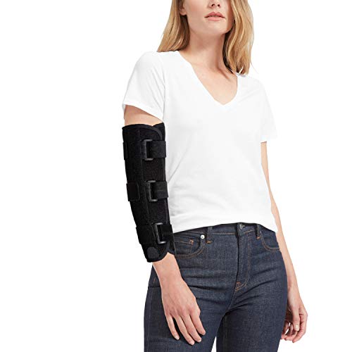 Elbow Support Splint Brace for Cubital Tunnel Syndromean Pain Relief, Support Brace for fix Elbow, Prevent The Elbow from Excessive Bending at Night (L)