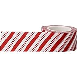 Little B 100188 Decorative Paper Tape, Candy Cane Stripes