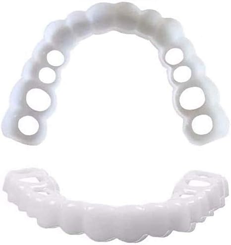 JRFWD Dental Cosmetics 1 par de chapas dentales para adultos