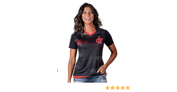 camisa flamengo rally feminina