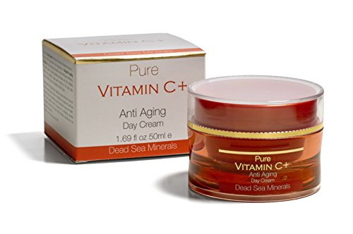 Pure Vitamin C + Anti Aging Day Cream 1.69 fl oz / 50 ml Crema Dia Enriquecida con Minerales del Mar Muerto y Vitamina C