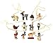 GIFTCO 3039 Holiday Fun Polystone Christmas Ornaments - Set of 12