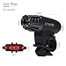 HCLIFE Bike Light - USB Rechargeable LED Bicycle Lights Front and Back Night Safety Waterproof Cycling Headlight for Road and Mountain