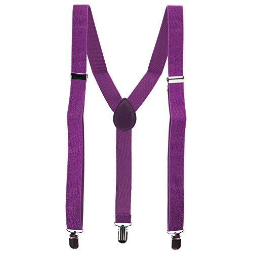 Sparkle Suspenders - Purple OSFM
