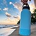 REUZBL Protective Silicone Bottle Boot for Owala FreeSip 40 oz, Hydro Flask 32-40 oz, Iron Flask, Takeya, Thermoflask, and Similar Wide Mouth Water Bottles, Protective Bottle Accessory