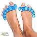 5 Pack Toe Separators Stretchers Straighteners & Dividers for Correcting Overlapping Toes, Bunions, Hammer Toe, Corns, Pedicures SPA Toes - Orthopedic - Soft Gel Spacers - Cleansing Alcohol Pad