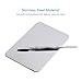 Your Choice New Stainless Steel Professional Pro Cosmetic Makeup Palette Spatula Makeup Artist Tool for Mix Foundation Shades (115x75MM)
