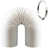 NORTHERN BROTHERS Air Exhaust Hose for Portable air Conditioner-ac Exhaust Hose,Counterclockwise,Compatibility,5 inch Diameter Universal (59 inch Length)