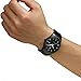 Wwoor Men's Watches Big Dial Auto Date Black Stainless Steel Strap Quartz Wrist Watch 8830 Black