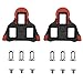 BV Bike Cleats Compatible with Shimano SPD-SL - Road Cycling Cleat Set, Split Patent Design