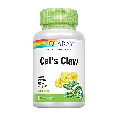 Solaray Cat's Claw, 500 mg, 100 capsules