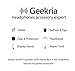 Geekria Knit Fabric Headband Cover Compatible with Bose QC35 II, QC25, QC15, QC2 Headphones, Head Cushion Replacement Repair Part, Easy DIY Installation (Black)