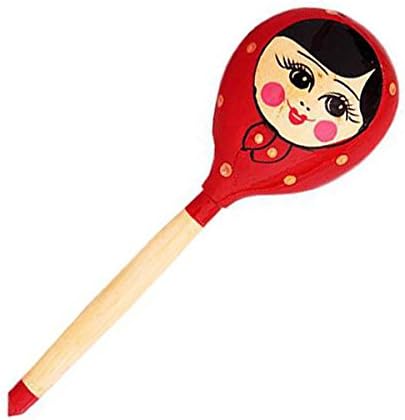 Wooden Spoon w/ Russian Girl Russian Traditional Souvenir, 1 Pc, 7.5"