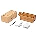 Criacr Charging Station, Multi Device Bamboo Charger Dock Organizer with 4 USB Port, Smart Fast Charge Stand for Apple Watch AirPods, Smart Fast Charge Station Dock, Phone Dock, Cables Included