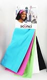 Scunci Effortless Beauty Wide Stretch Basic Neon Headwraps,5pc