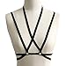 Romacci Women Cage Bra Halter Bikini Elastic Lingerie Crop Top Bralette