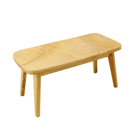 Xuba Wood Mini Simulate Coffee Table Toy for 1:12 Doll House (Excluding Chairs)