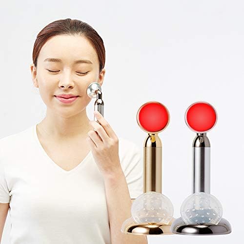 โจK-Beauty LED Facial Massager - Red Light Therapy Lamp & Face Massage Beauty Tool for Anti-Aging Treatment - Reduces Wrinkles, Acne - Toning & Tightening Device for Rejuvenated, Lifted Skin