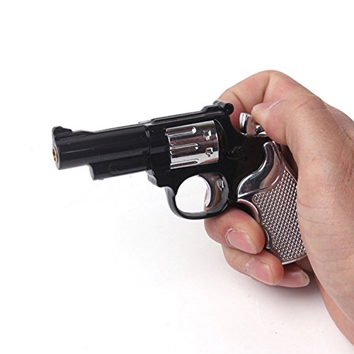 BleuMoo Electric Shock Gag Gun Toy Light Halloween Gift Prank Trick