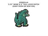 Godzilla Full Body Sci-Fi Embroidered Iron/Sew-on Comics Cartoon Theme Logo Patch/Applique