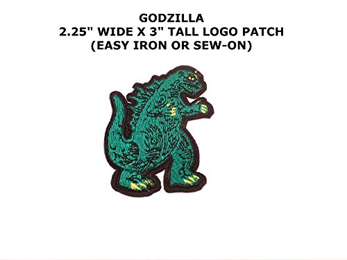 Godzilla Full Body Sci-Fi Embroidered Iron/Sew-on Comics Cartoon Theme Logo Patch/Applique